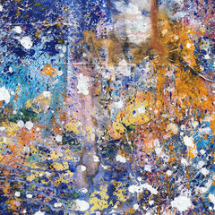  reef mania - Acryl auf Leinen auf Holzplatte, 60x112 cm