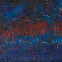  Mineral obsession - Acryl/Lack auf Leinwand, 100x70 cm