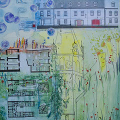  Großstadtdschungel - perfect living - Acryl auf Leinwand, 60x80 cm, 2014