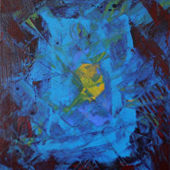 Verborgener Schatz - Acryl auf Leinwand, 40 x 50 cm, 2006