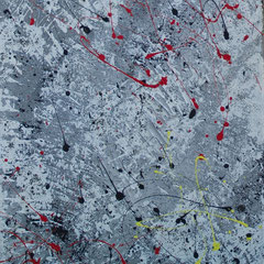  fly me to the moon - Acryl auf Leinwand, 30x40 cm, 2005