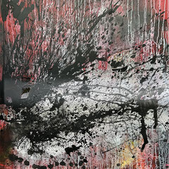 Re-cycle 1 - Acryl auf Platte, Mischtechnik, 96,3x120 cm, 2016