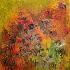 Spätsommerglühen - Acryl auf Leinwand, 50 x 50 cm, 2006