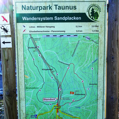 Wanderparkpkatz auf dem Sandplacken