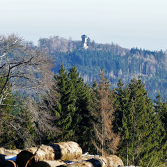 Der Blick auf den Herzbergturm