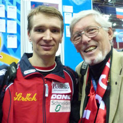Laszlo mit Werner Schlager