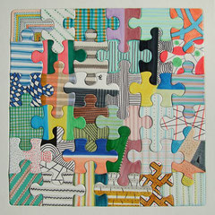 Jigsaw　③　290ｍｍｘ290ｍｍ　36peices　2012.01.