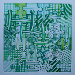 Jigsaw　25　290ｍｍｘ290ｍｍ　36peices　2012.06.09