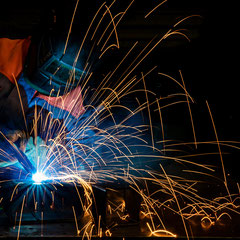 Photographie industrielle - soudeur