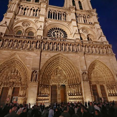Veillée pour la Vie 2012, Notre Dame de Paris