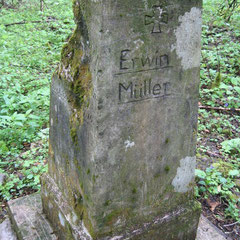 Grabstein von Erwin Müller