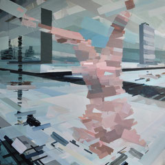 Self portrait as a futurist, 140x140cm London 2012