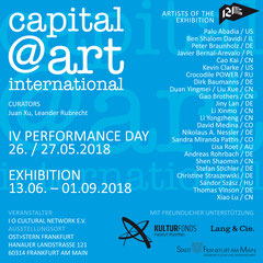 Anzeigen-Plakat Capital@Art International Cyan