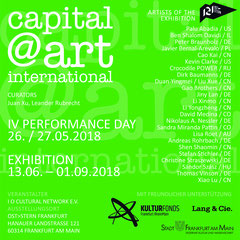 Anzeigen-Plakat Capital@Art International Green