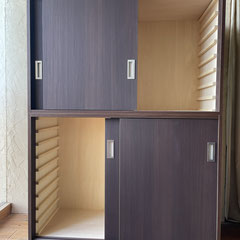 オーダー家具・採集箱収納棚