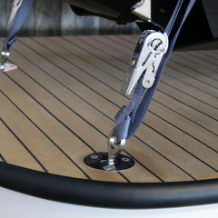 Flush Fit Padeye Jetski deck Tie down kit