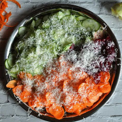 Carpaccio vegetarisch mit Gemüse