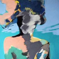 KLEINE WINDSBRAUT  2013  EITEMPERA 76,5 x 60 cm