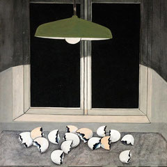 BROKEN  1971  EITEMPERA 95 x 80 cm 