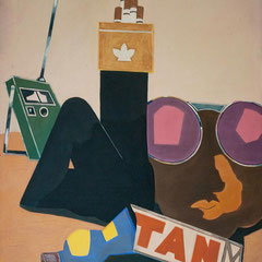 CARIBBIAN DREAM  1970/71  EITEMPERA 105 x 70 cm  