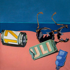 ST. LUCIA PLACE  1971 / 2012  EITEMPERA 90 x 85 cm  