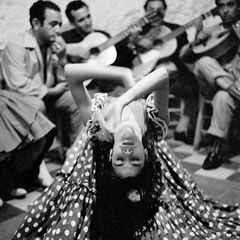 Gipsy’s ‘Zambas’ dance in Sacromonte area of Granada, Spain, 1956 © courtesy and image by Piergiorgio Branzi