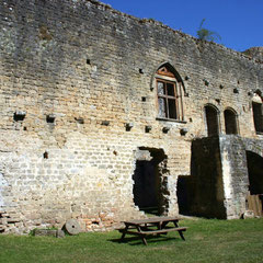 une vue du château