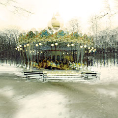 Snow in Paris  digital color Edition limitée 4/20 Salon International Inde 2018 Acceptée 