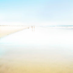Blue side  in Santa Monica beach,  Digital color blue series 1/20 