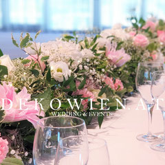 Blumen für Brauttisch DC Tower Melia
