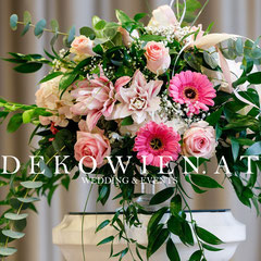 Hochzeitblumen Magenta- rosa/ Hotel Steigenberger 