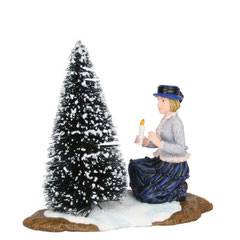 601507-Frau Brigitte with christmas tree