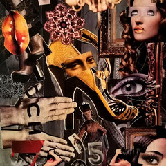 LES REGARDS  30x40 cm