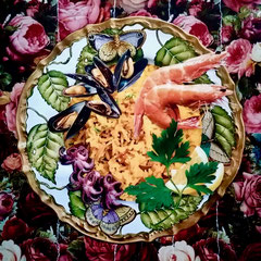 PAELLA  30x30cm