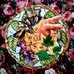PAELLA  30x30cm
