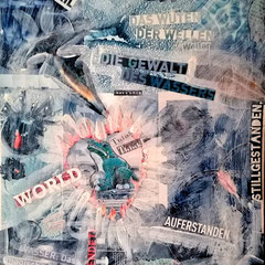 DAS WÜTEN DER WELLEN  50x70cm