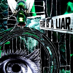 FEAR IS A LIAR Frontside  30x40cm
