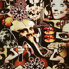 LES REGARDS REMAKE  30x40cm