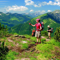 Wandern am Trainsjoch im Thierseetal