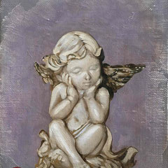16 天使 F0  税込価格\110,000 　油絵 