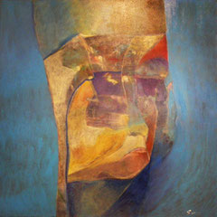 la blessure - 100 x 100 cm