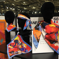 fanfaron, foulard, soie, made in france, salon mode, whos next, wsn2019