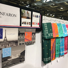 fanfaron, foulard, soie, made in france, salon mode, whos next, wsn2019