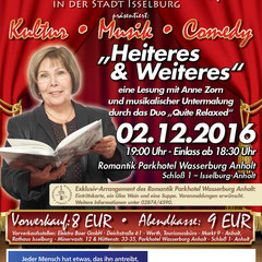 "Heiteres und Weiteres" - Lesung in der Wasserburg Anholt