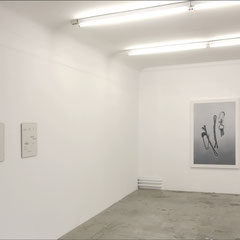 'Bandages I,II,III, IV and V' and one from the series 'VAT included' graphite, colour pencils and plasters on cartridge paper, 2006 and 'Sleepover' 160x110cm oil on canvas, 2014