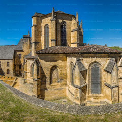 Sarlat la Canéda - cathédrale Saint-Sacerdos - Dordogne / Périgord noir France / 70 Mpix - 90 cm x 50 cm à 300 dpi