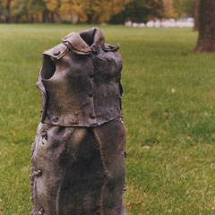 Dress, cast aluminum.  Private Collection