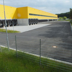Außenanlagen Logistikhalle