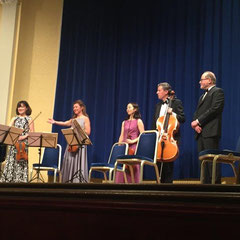 Uraufführung "Der Vogelsang" im Großen Mozartsaal / Moorweide Hamburg mit Jan Philipp Reemtsma und dem Kizuna Quartett