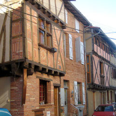 Angle de rue à colombage